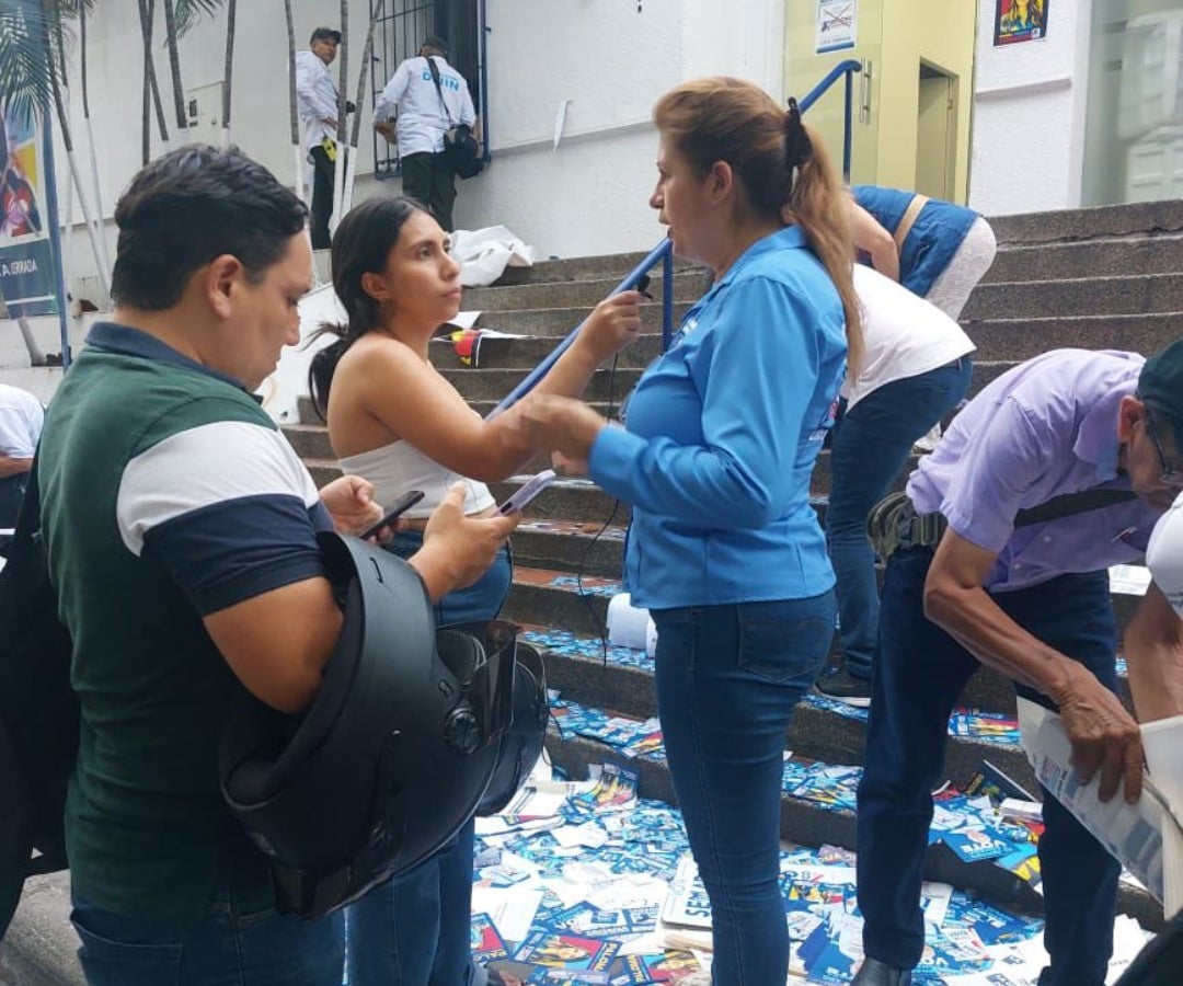 Vandalizaron sede de candidata a la Cámara del Centro Democrático en Huila