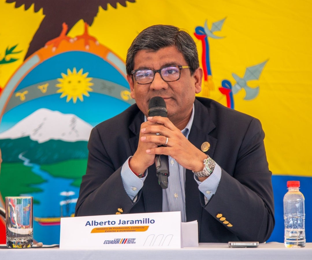 Luis Alberto Jaramillo, ministro de Producción, Comercio Exterior e Inversiones del Ecuador