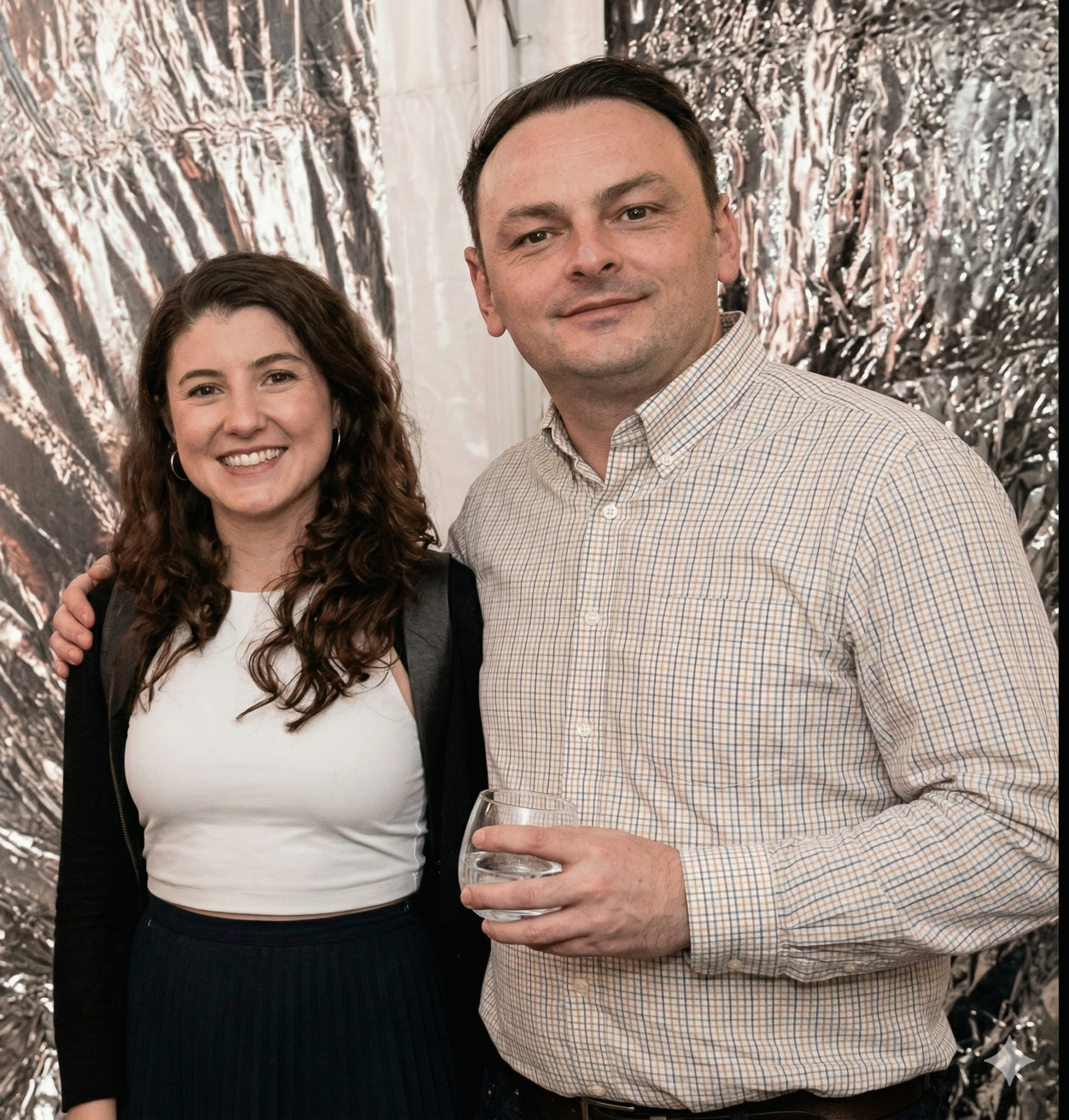 Daniela Herrera, Dir. de Asuntos Globales U. Corpas; Kamil Navarro, Dir. de RR.II. U. Libre.