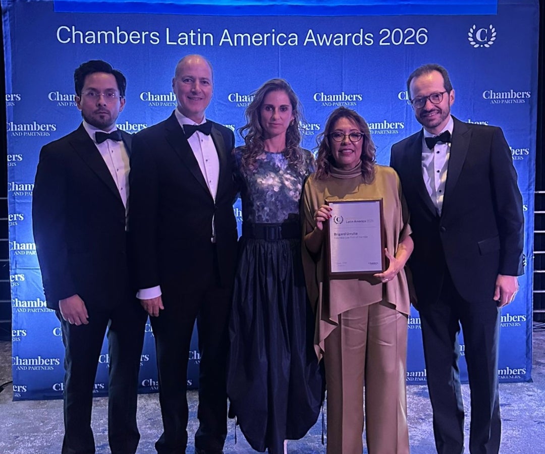Brigard Urrutia fue reconocida como Colombia Law Firm of the Year en los Chambers Latin America Awards 2026