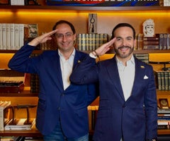 Abelardo De La Espriella junto a José Manuel Restrepo