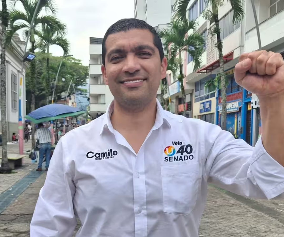 Freddy Camilo Gómez Castro, excandidato al Senado