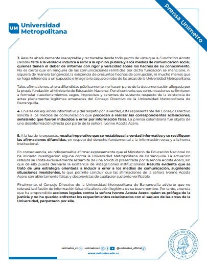 Consejo Directivo de U. Metropolitana niega investigación del Ministerio de Educación