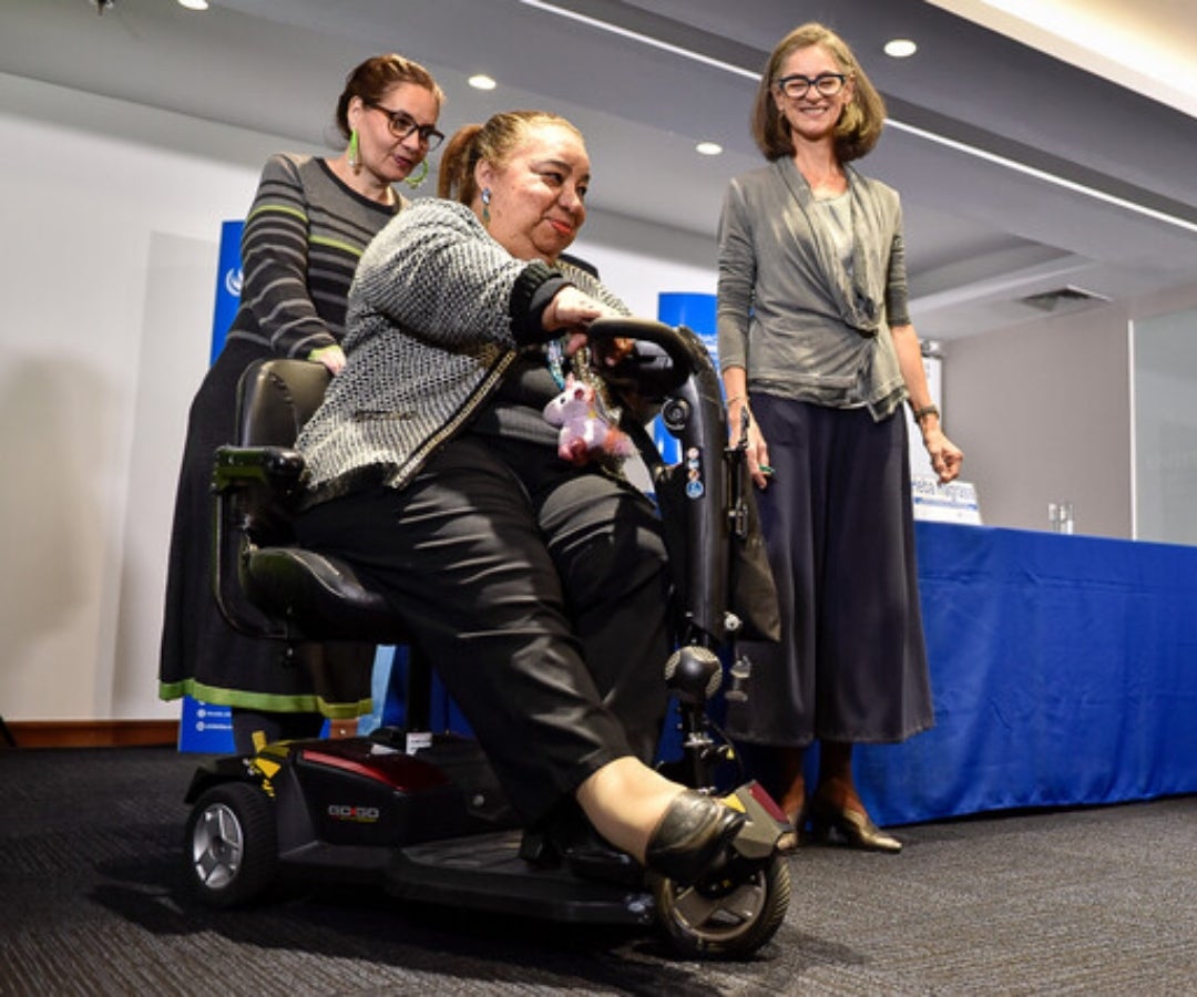Heba Hagrass, relatora especial de la ONU sobre los derechos de personas con discapacidad