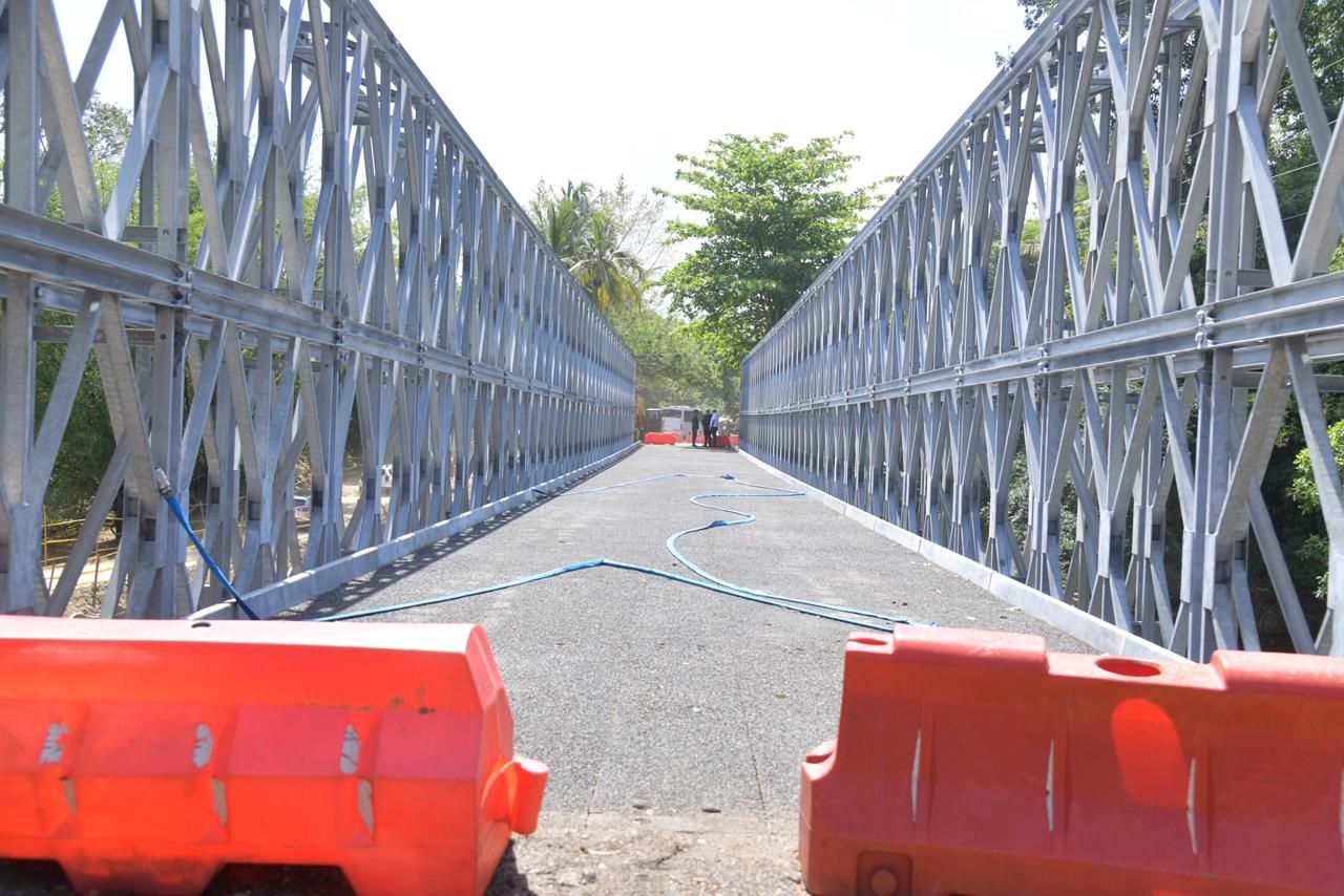 Empezó a operar Puente militar sobre el río Mendihuaca entre La Guajira y Magdalena