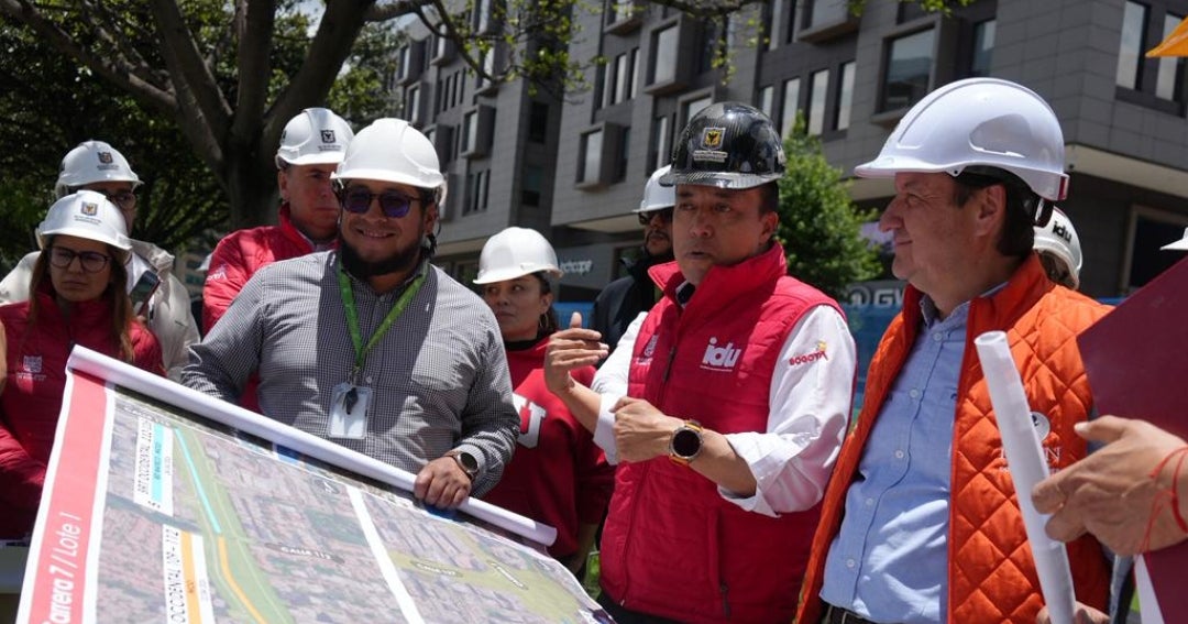 IDU realizó revisión en las obras entre la calle 119 y 121 en el Corredor de la Séptima