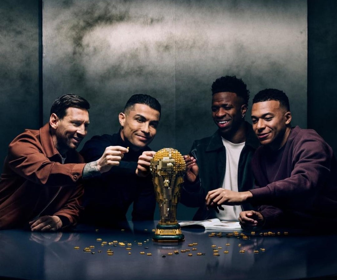 Messi, Ronaldo, Vinicius y Mbappe en el nuevo anuncio de Lego
