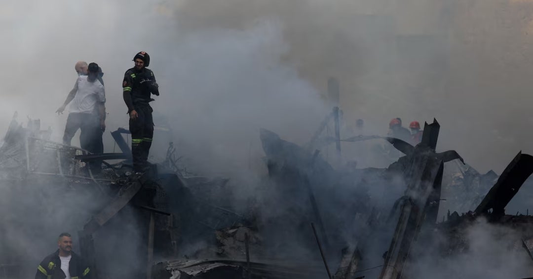 Israel bombardea a Líbano con unos de los ataques aéreos más intensos de la guerra