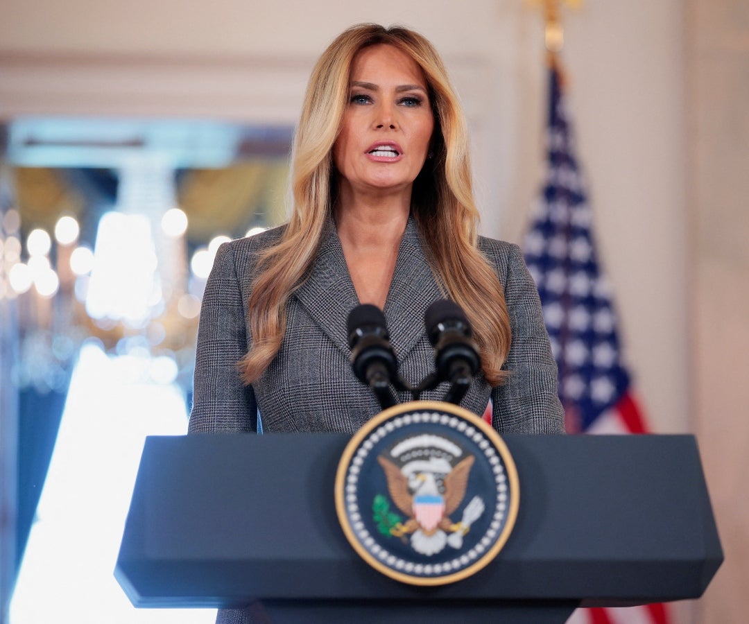 La primera dama, Melania Trump, afirma que nunca tuvo ninguna relación con Epstein