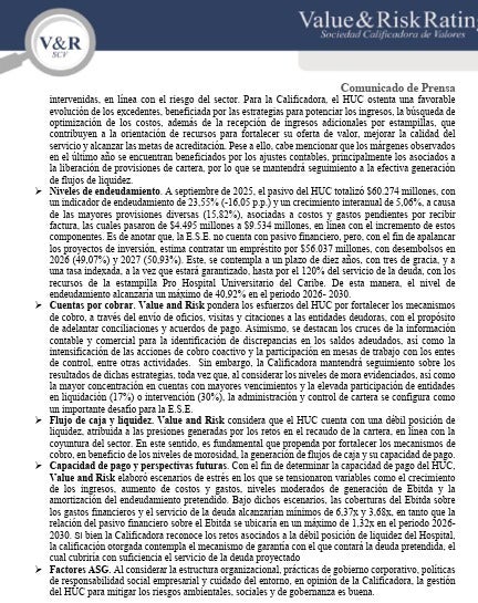 Value and Risk Rating