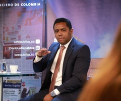 El superintendente de Vigilancia y Seguridad Privada, Larry Álvarez Morales