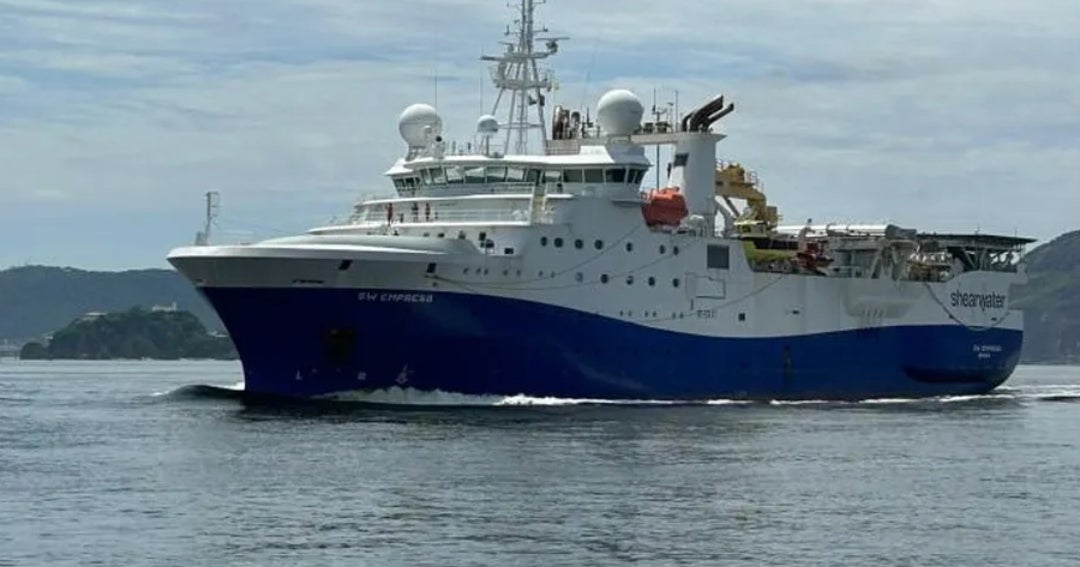 Un buque noruego hizo exploración sísmica en la plataforma continental de Uruguay