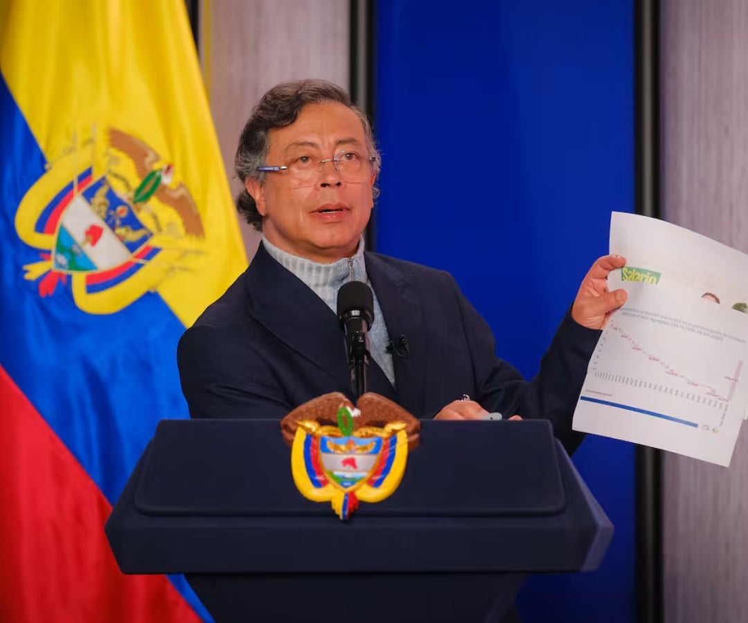 Gustavo Petro en alocución presidencial