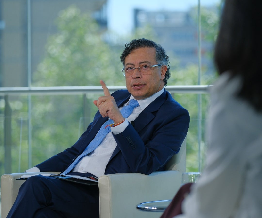 Gustavo Petro en Barcelona