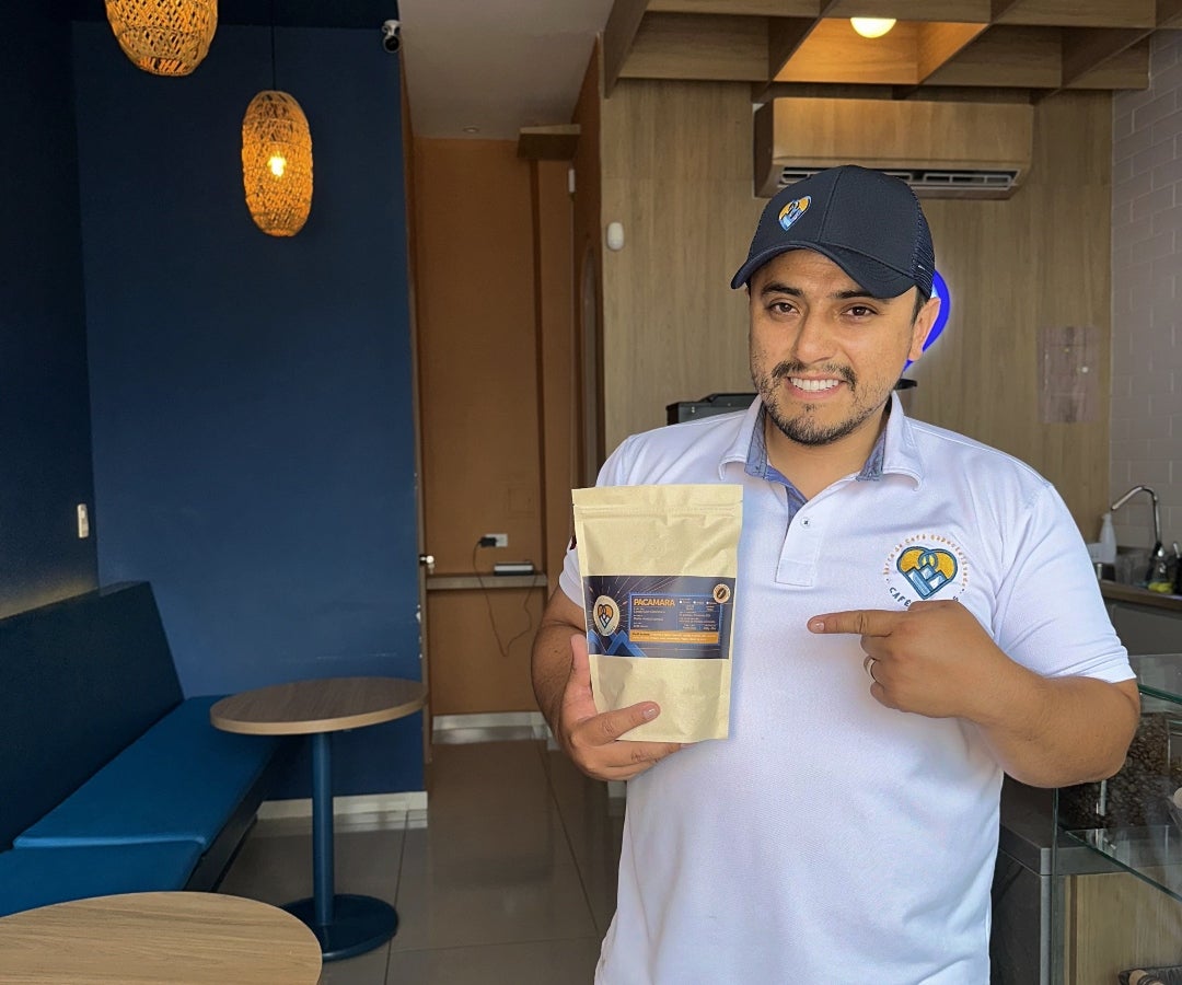 Sergio Obando, fundador de Tres Cumbres Café