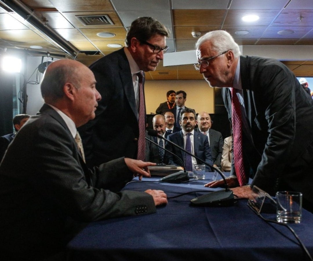 Jorge Quiroz, Daniel Mas y Máximo Pacheco