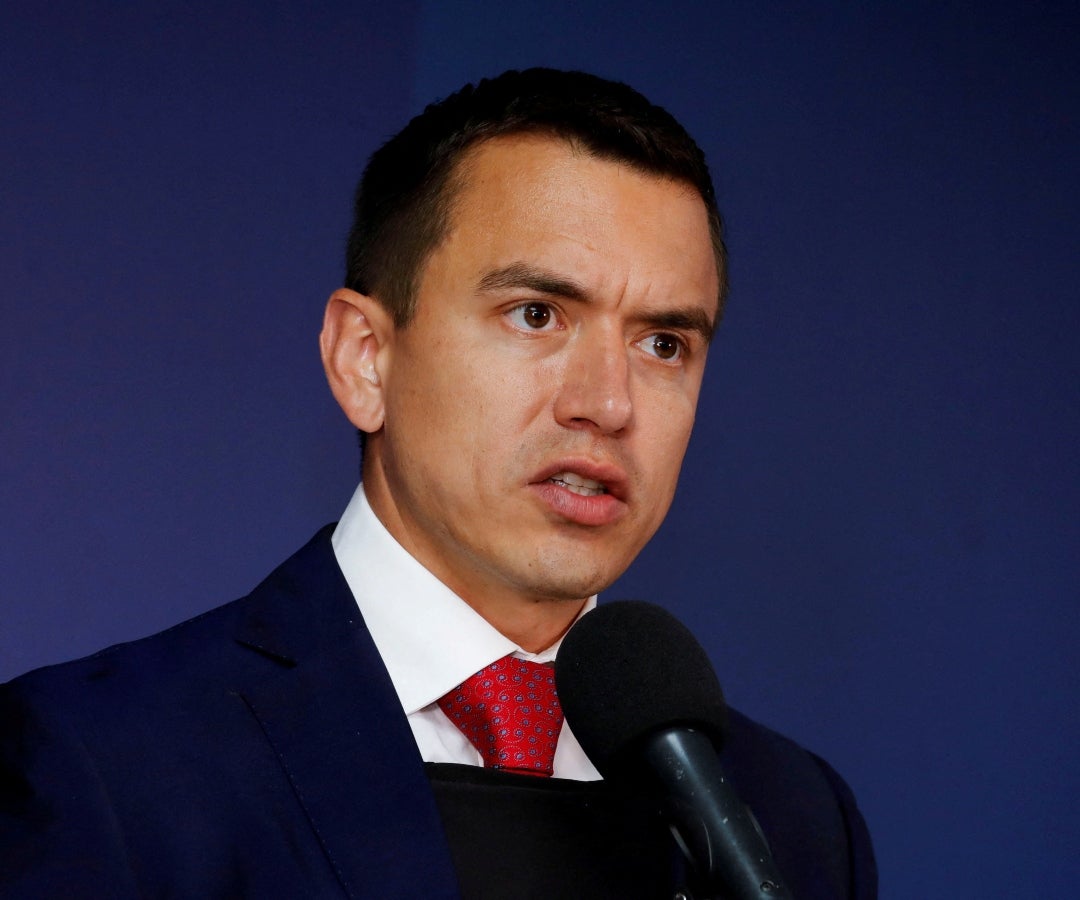 Daniel Noboa, presidente de Ecuador