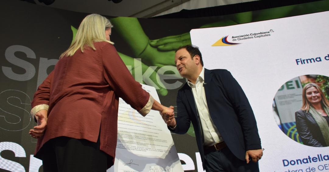 OEI y Asocapitales firmaron memorando de entendimiento para impulsar la sostenibilidad