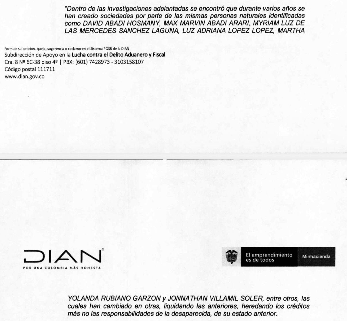Denuncia de la Dian contra Lili Pink ante la Fiscalía