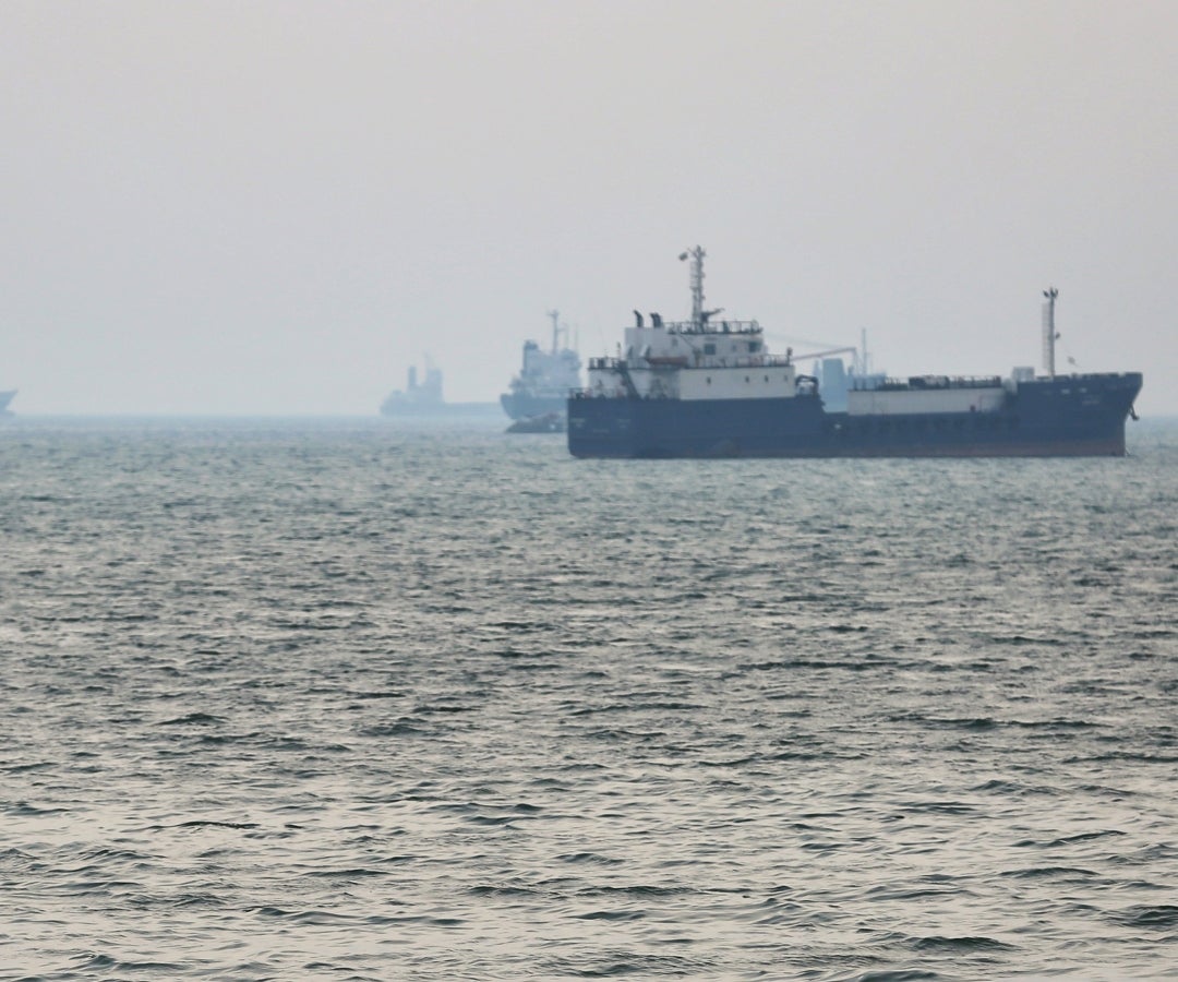 Barcos en Ormuz
