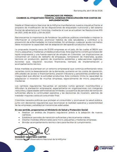 Observatorio Nacional de la MiPyme