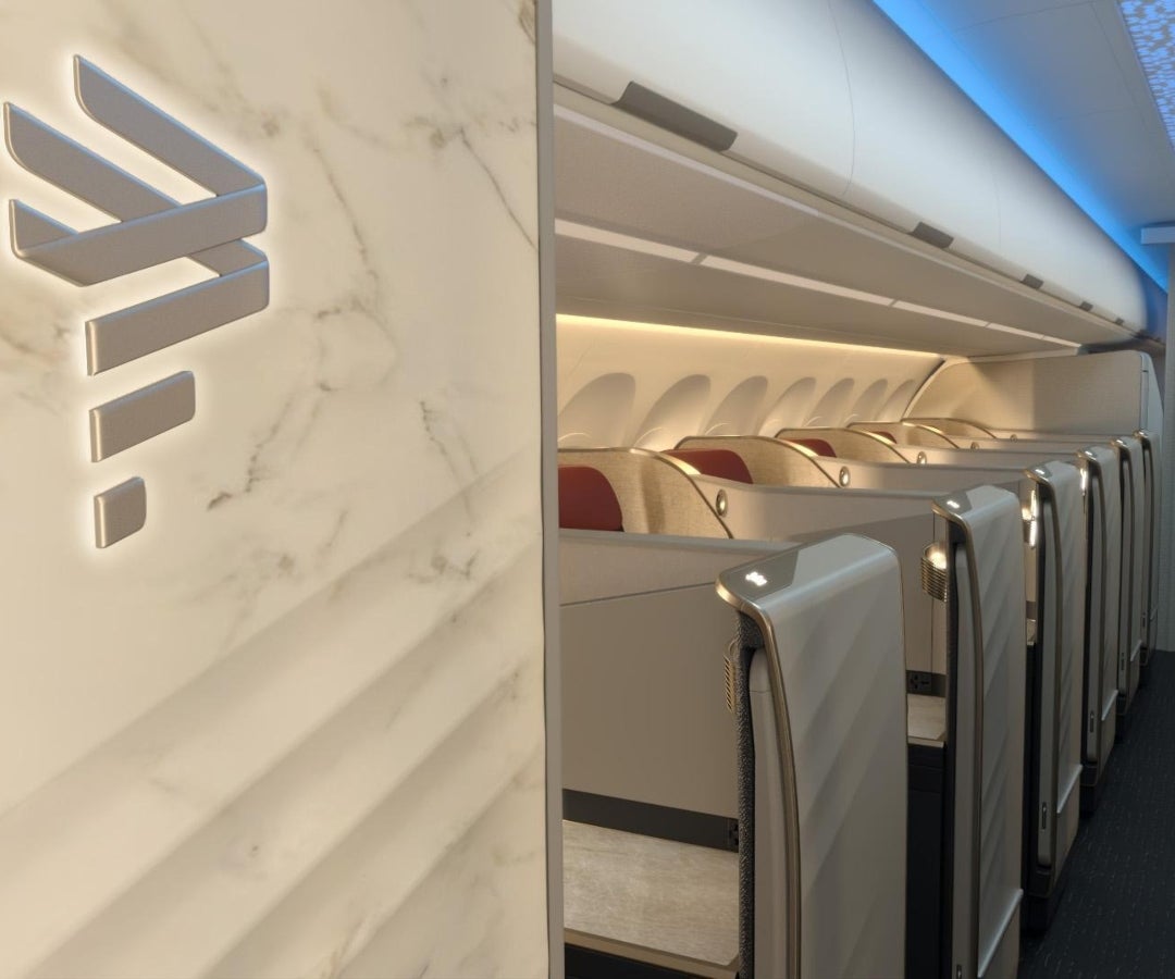 Cabina premium business en Latam