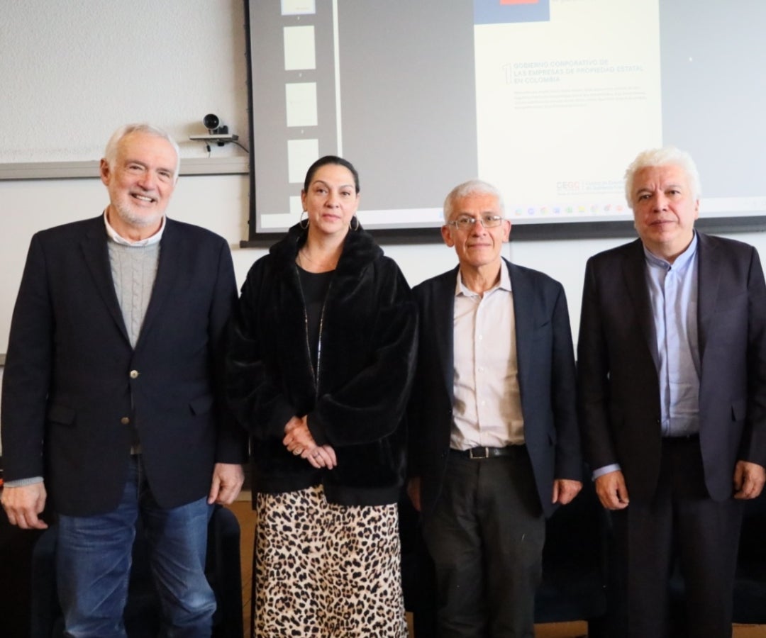 Federico Restrepo, Claudia Jiménez, Juan Mauricio Ramírez y Carlos Antonio Lucio
