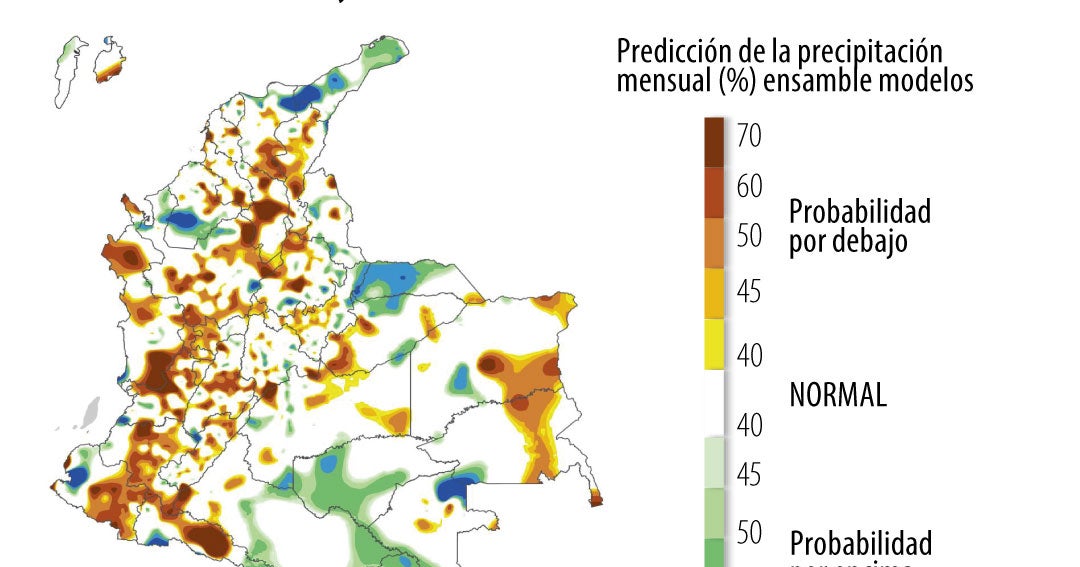 Hay 61% de probabilidad de que El Niño se instale entre finales de mayo y junio, según el Ideam