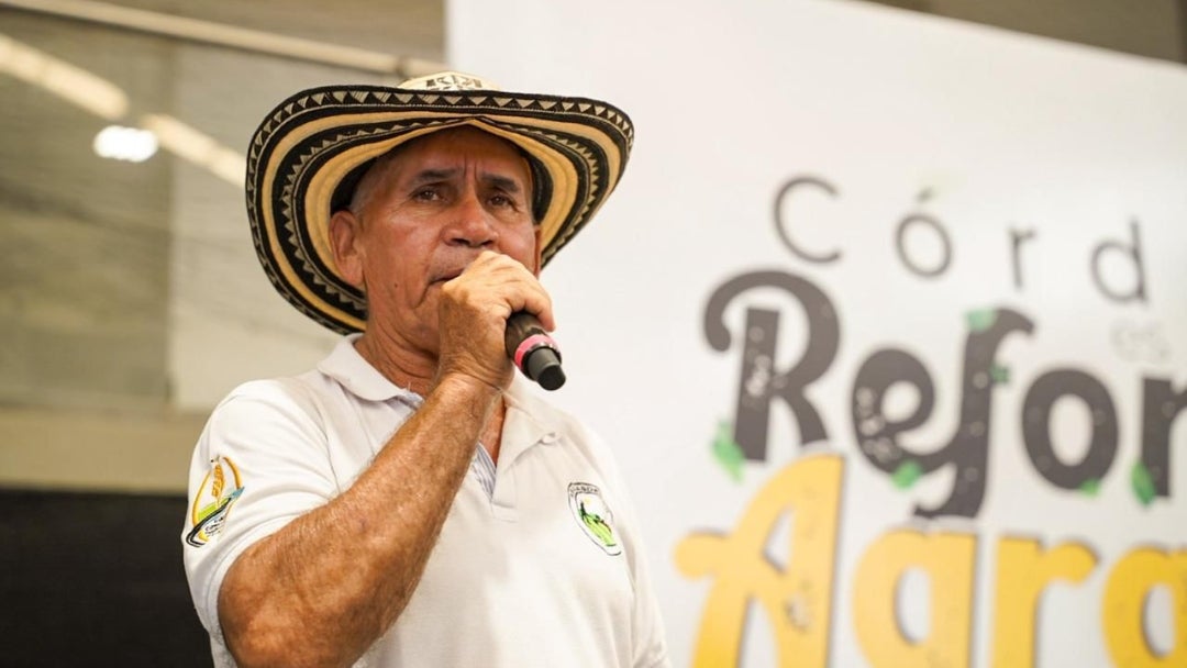 Beneficiario de tierras de la ANT en Córdoba