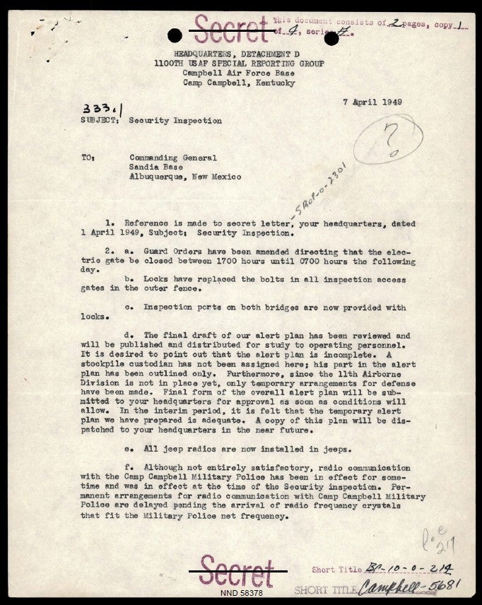 Este archivo contiene 116 páginas de documentación del Programa de Armas Especiales de las Fuerzas Armadas