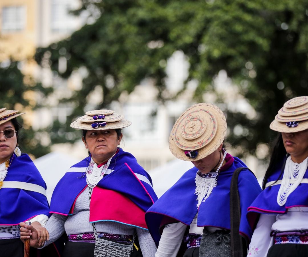 Comunidad Misak en Bogotá.