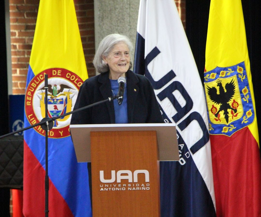 María Falk de Losada, rectora de la Universidad Antonio Nariño.