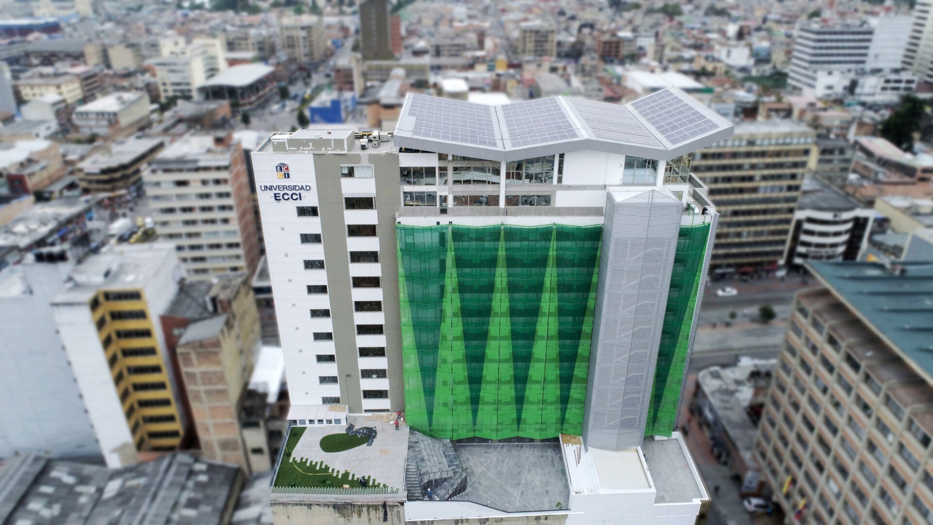 Sede Crisanto Luque de la Universidad ECCI, ubicada en la ciudad de Bogotá.