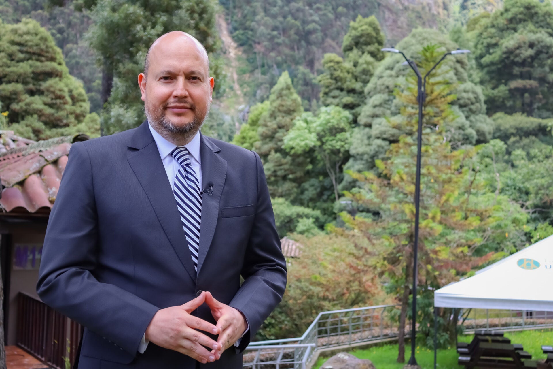 Mario Posada García-Peña, rector de la Universidad de América.