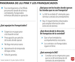 Panorama de Lilipink y los franquiciados Panorama de Lilipink y los franquiciados