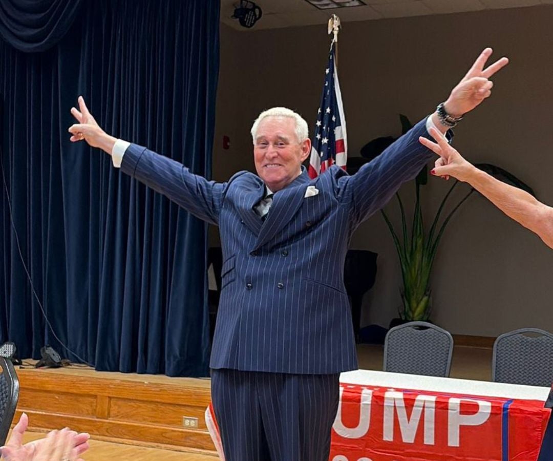 Estratega político estadounidense Roger Stone