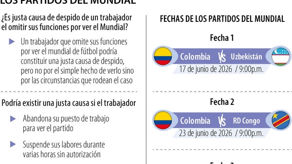 Omitir sus funciones por ver el Mundial sí es una causa justa para el despido Omitir sus funciones por ver el Mundial sí es una causa justa para el despido
