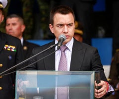 Daniel Noboa, presidente de Ecuador