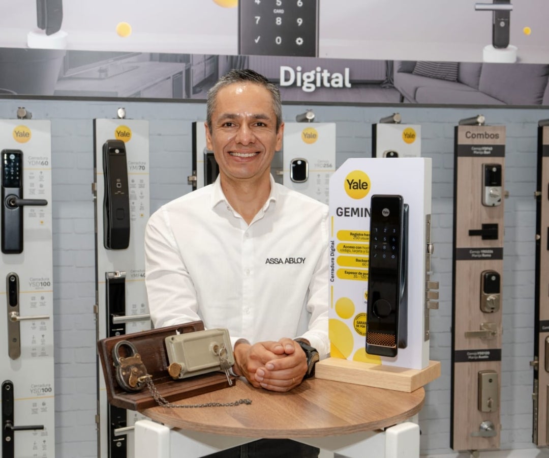José Luis Tovar, CEO de Assa Abloy, dijo que han evolucionado con las familias y con los hogares colombianos desde las clásicas cerraduras y el candado tradicional hasta los diferentes productos digitales.