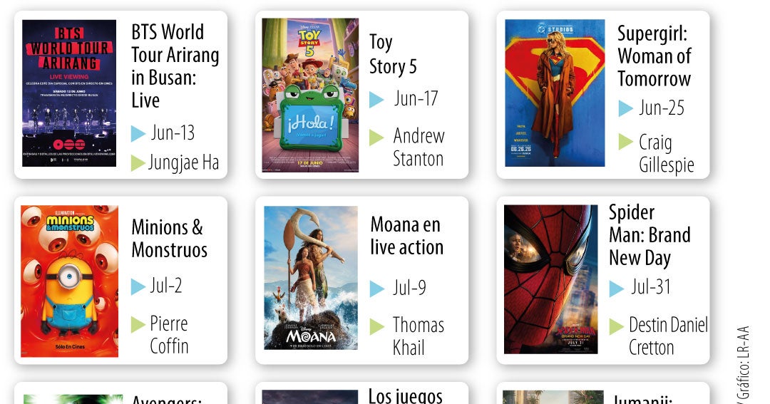 Este es el calendario de los estrenos de cine que marcarán lo que queda del año