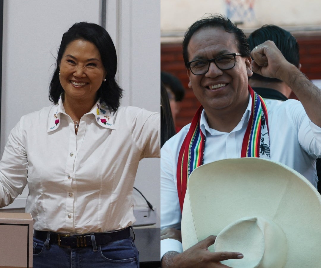 Keiko Fujimori obtuvo 50.53%, mientras que Roberto Sánchez alcanza 49.47%, según boca de urna de Datum
