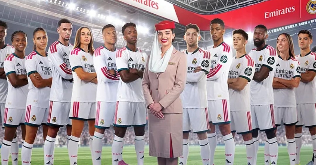 Emirates renueva con el Real Madrid hasta 2031 y a
