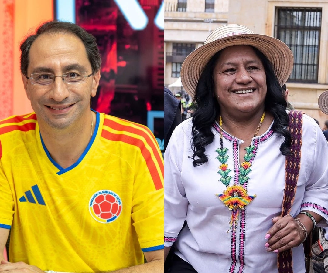 José Manuel Restrepo y Aida Quilcué, candidatos vicepresidenciales