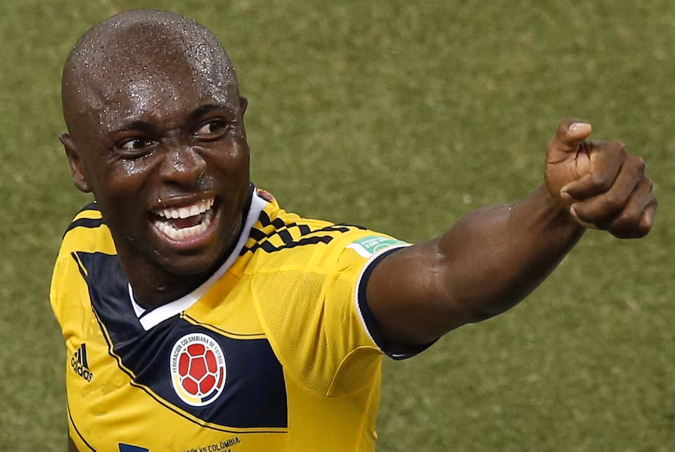 Pablo Armero durante el Mundial 2014