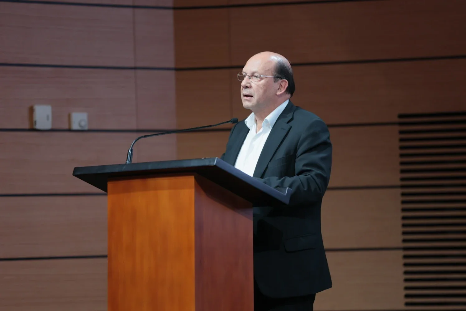 Germán Ávila, ministro de Hacienda, en la presentación del Marco Fiscal de Mediano Plazo