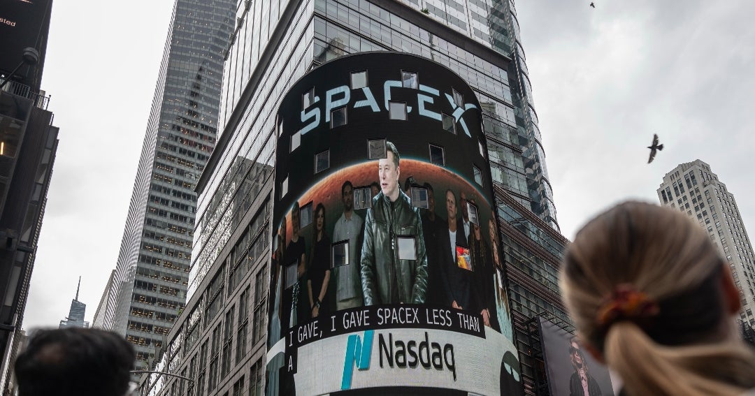 Sigue el impulso tras OPI de SpaceX que supera en capitalización bursátil a Microsoft y Amazon