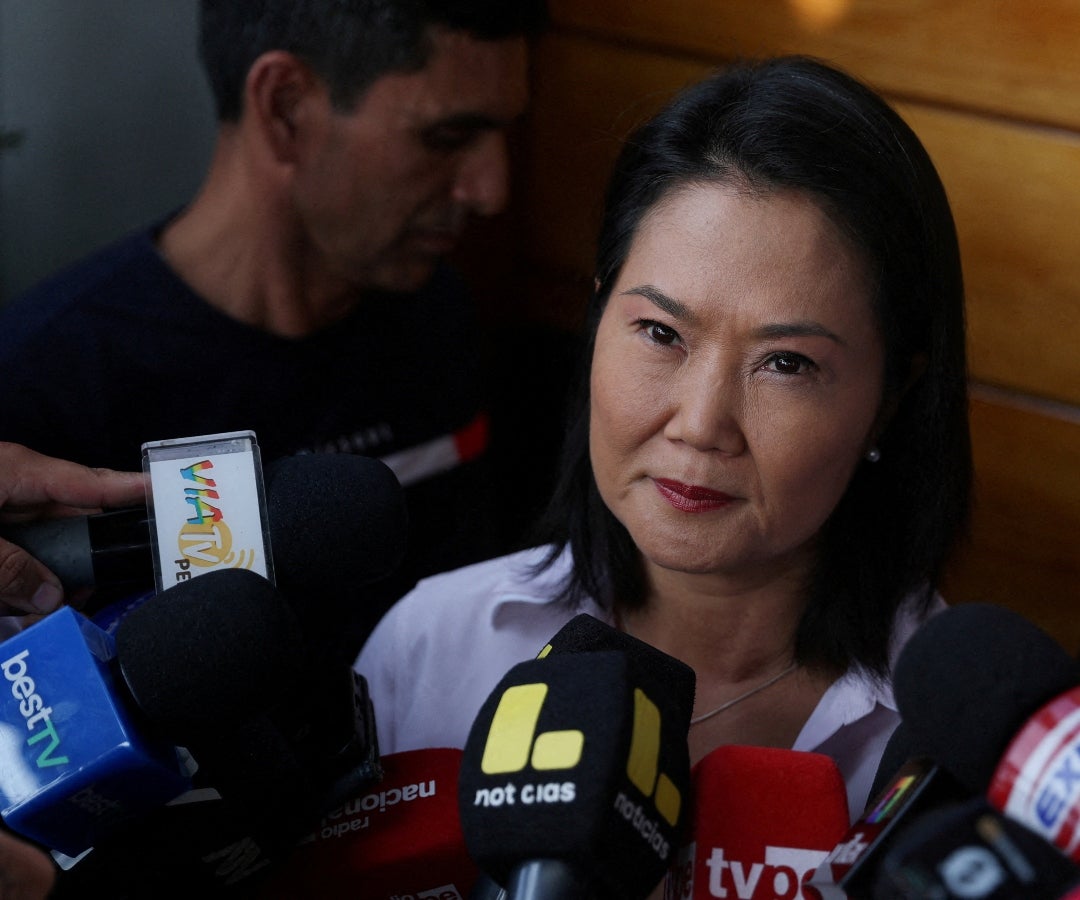 Keiko Fujimori, candidata presidencial de Perú