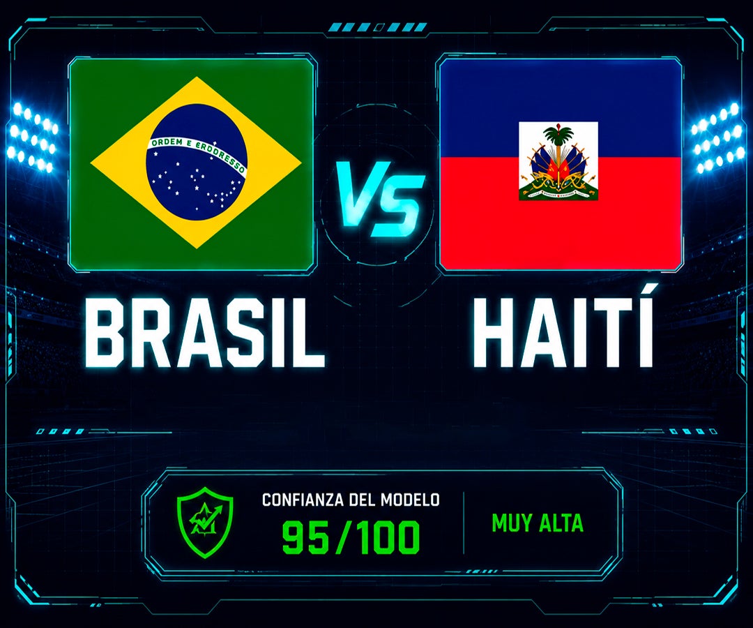 Brasil tendría 86% de opciones de vencer a Haití y Vinícius Júnior lidera las apuestas para marcar