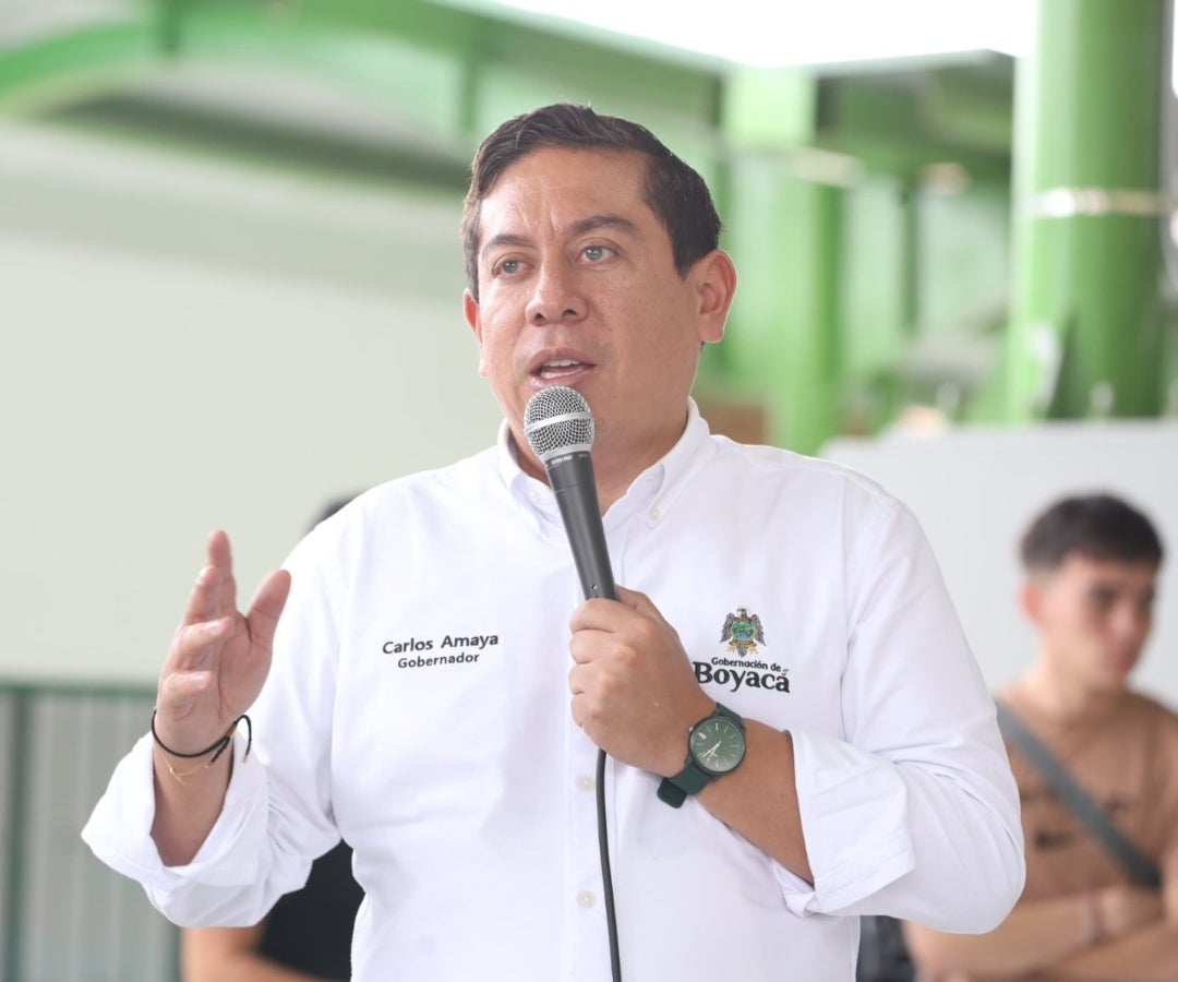 Carlos Amaya, gobernador de Boyacá