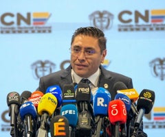 Cristian Quiroz, presidente del CNE